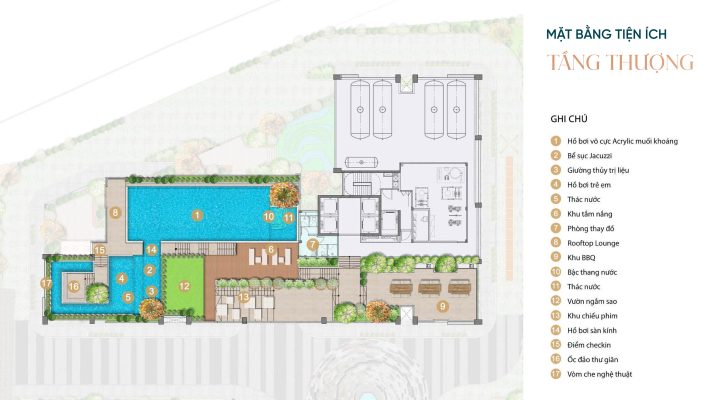 Dự Án Picity SkyZen tiện ích tầng thượng