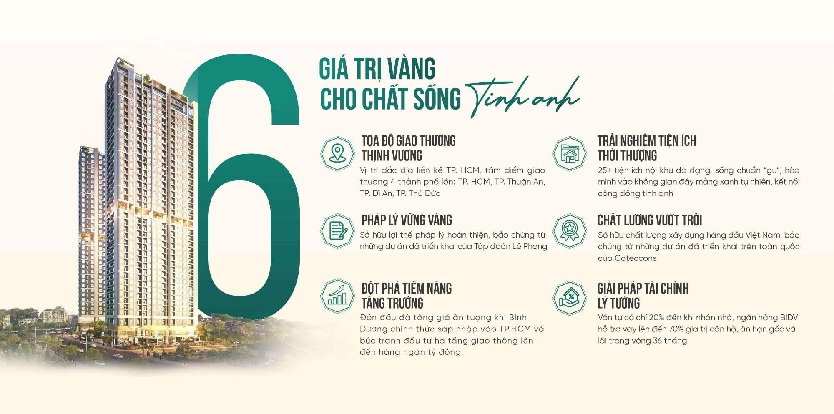 6 Giá trị vàng của dự án The Emerald 68