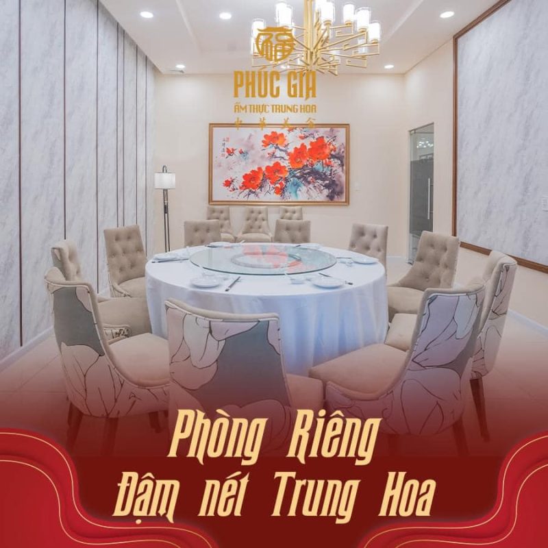 nhà hàng hoa phúc gia không gian 2