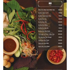 MENU Nhà hàng Cơm Niêu Vietnam House 4